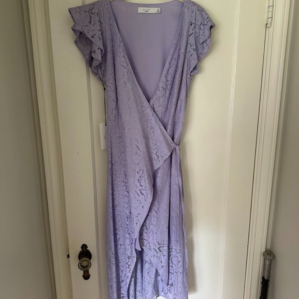 Ali & Jay Lace Wrap Dress